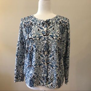 Pretty Loft Cotton Cardigan Great Condition Size M